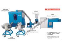 fiber carding & cushion filling machine